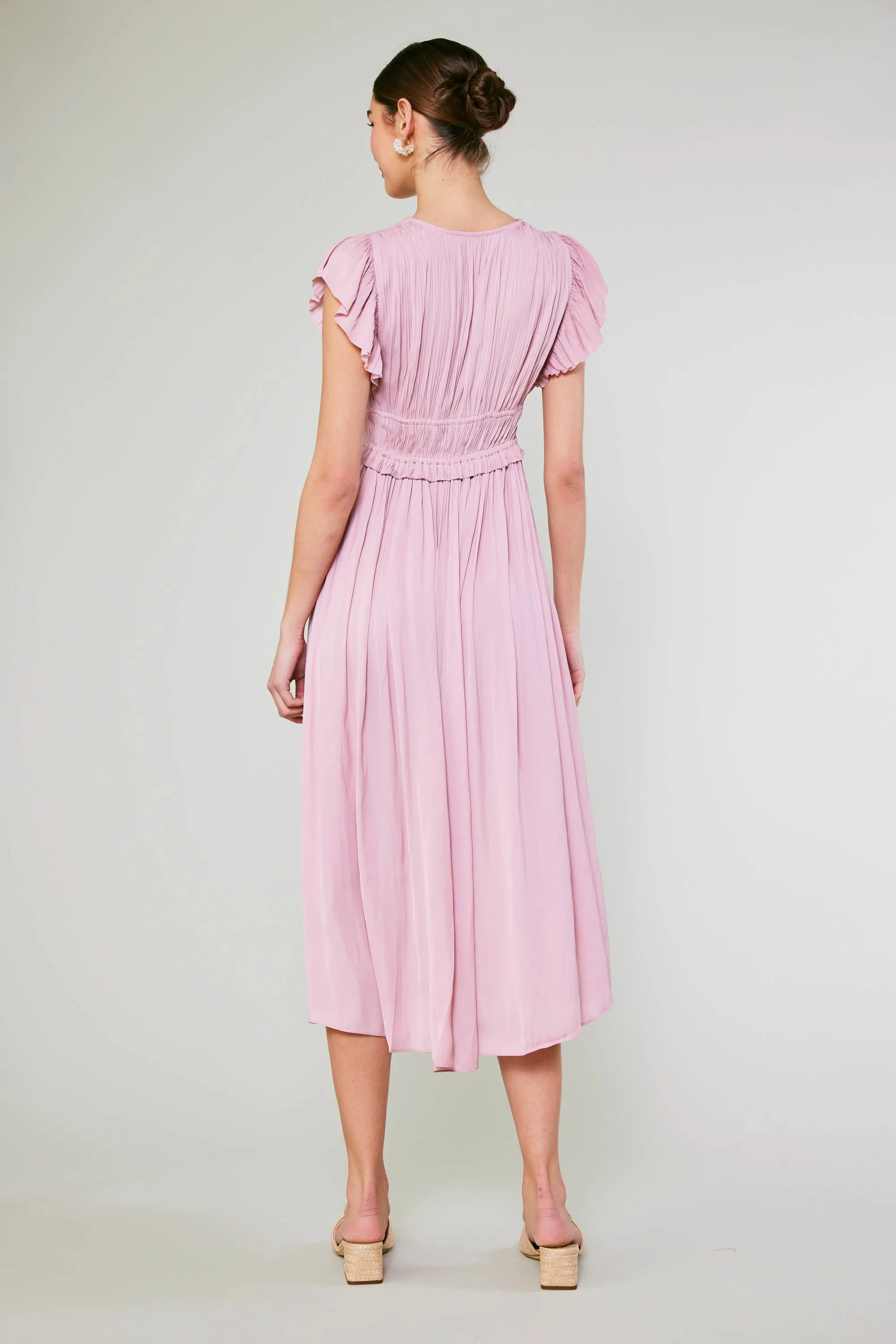 Mara Pleated Maxi Dress