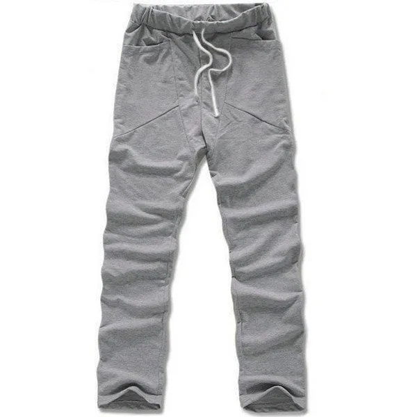 Men's Casual Large Three-dimensional Pocket Design Cotton Harem Pants