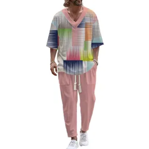 MEN'S CASUAL RESORT SUIT 34210187YM