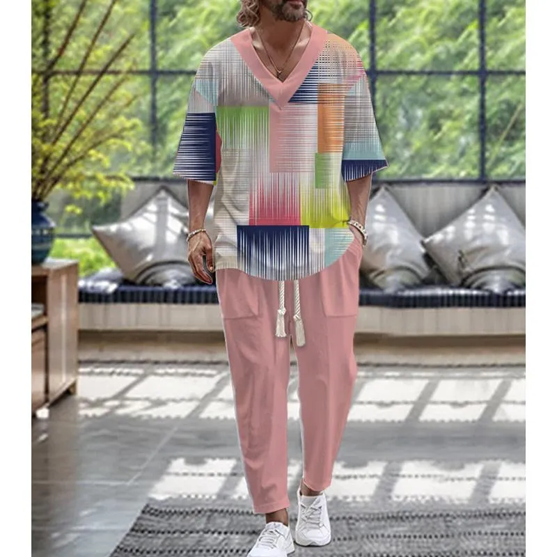 MEN'S CASUAL RESORT SUIT 34210187YM