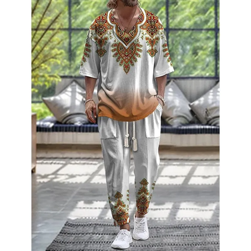 MEN'S CASUAL RESORT SUIT 76070387YM