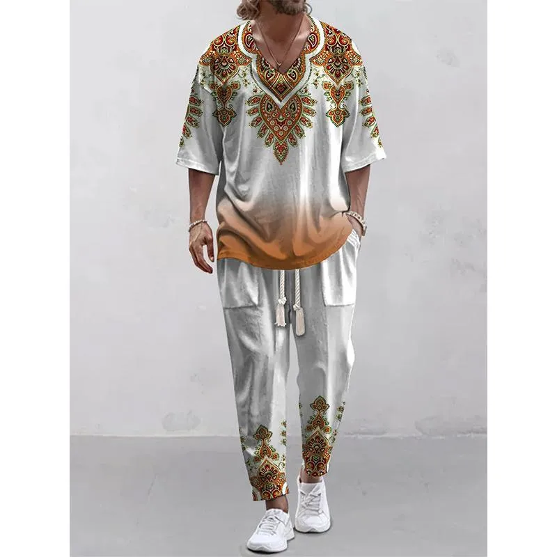 MEN'S CASUAL RESORT SUIT 76070387YM