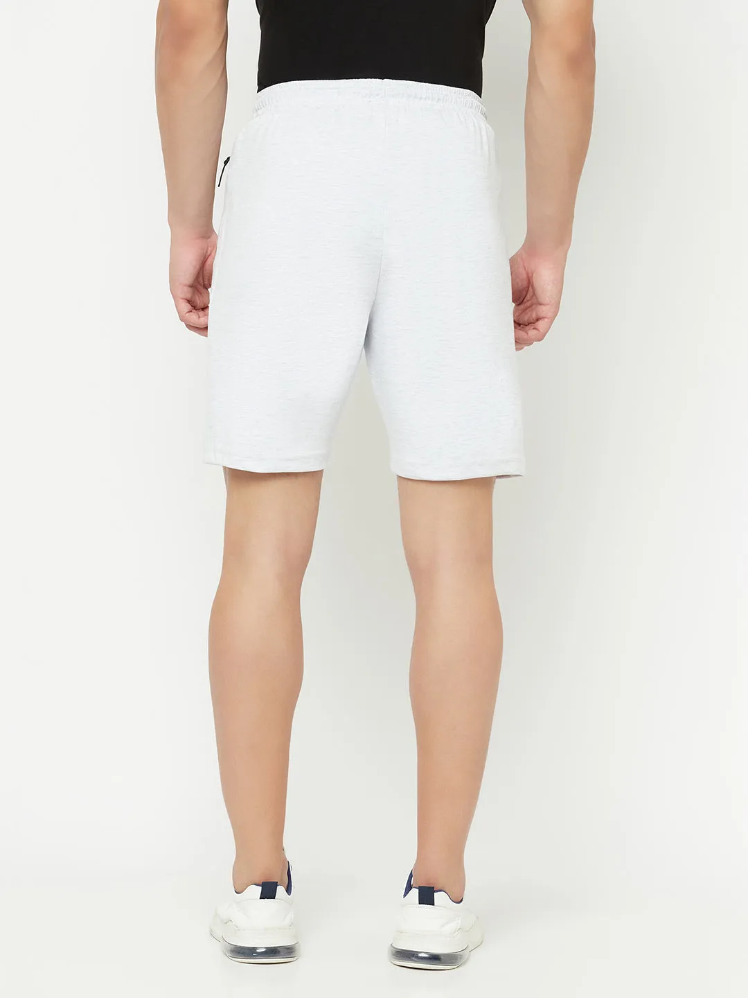 Men's Grey Melange Bermuda