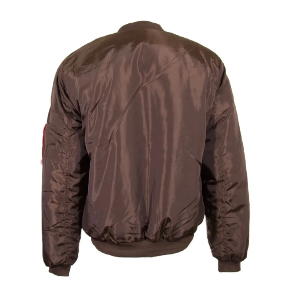 Men's Jacket Long Sleeve Full Zip Up Snap Two Pocket Casual Ribbed Cuff Coat