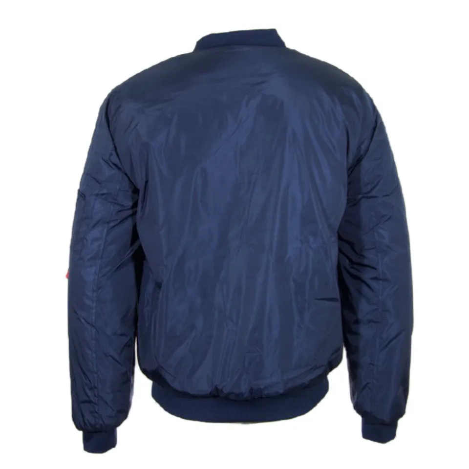 Men's Jacket Long Sleeve Full Zip Up Snap Two Pocket Casual Ribbed Cuff Coat