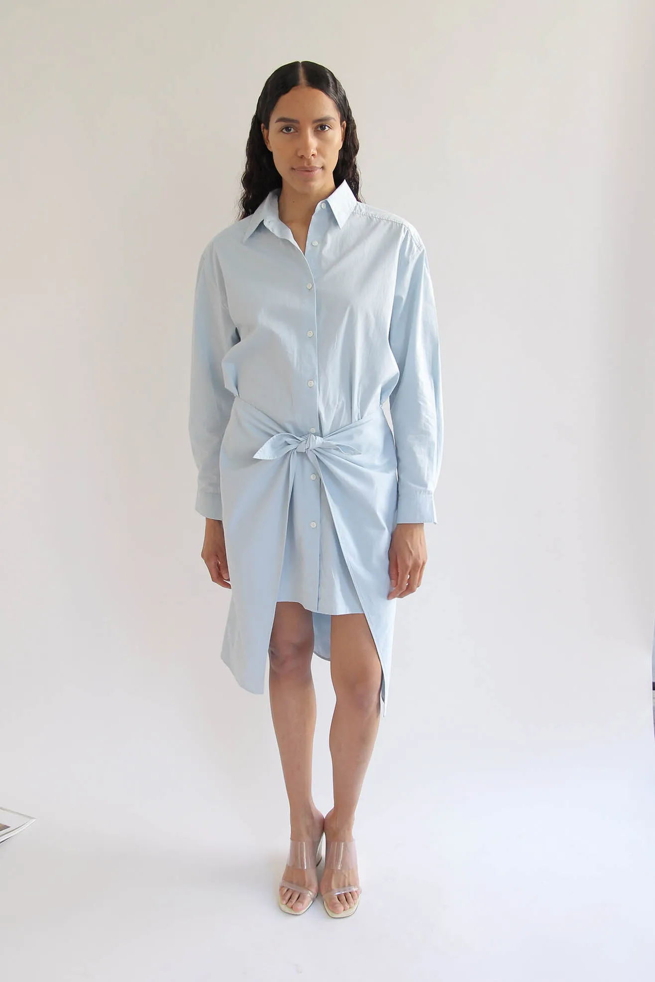 MR. LARKIN, Nik Wrap Dress, Banker Blue