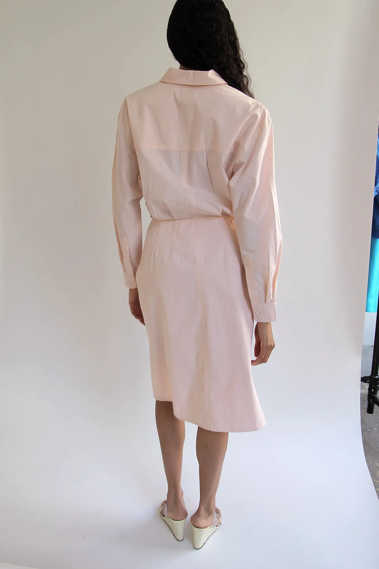 MR. LARKIN, Nik Wrap Dress, Pale Peach