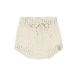 Off White Knitted Bloomer