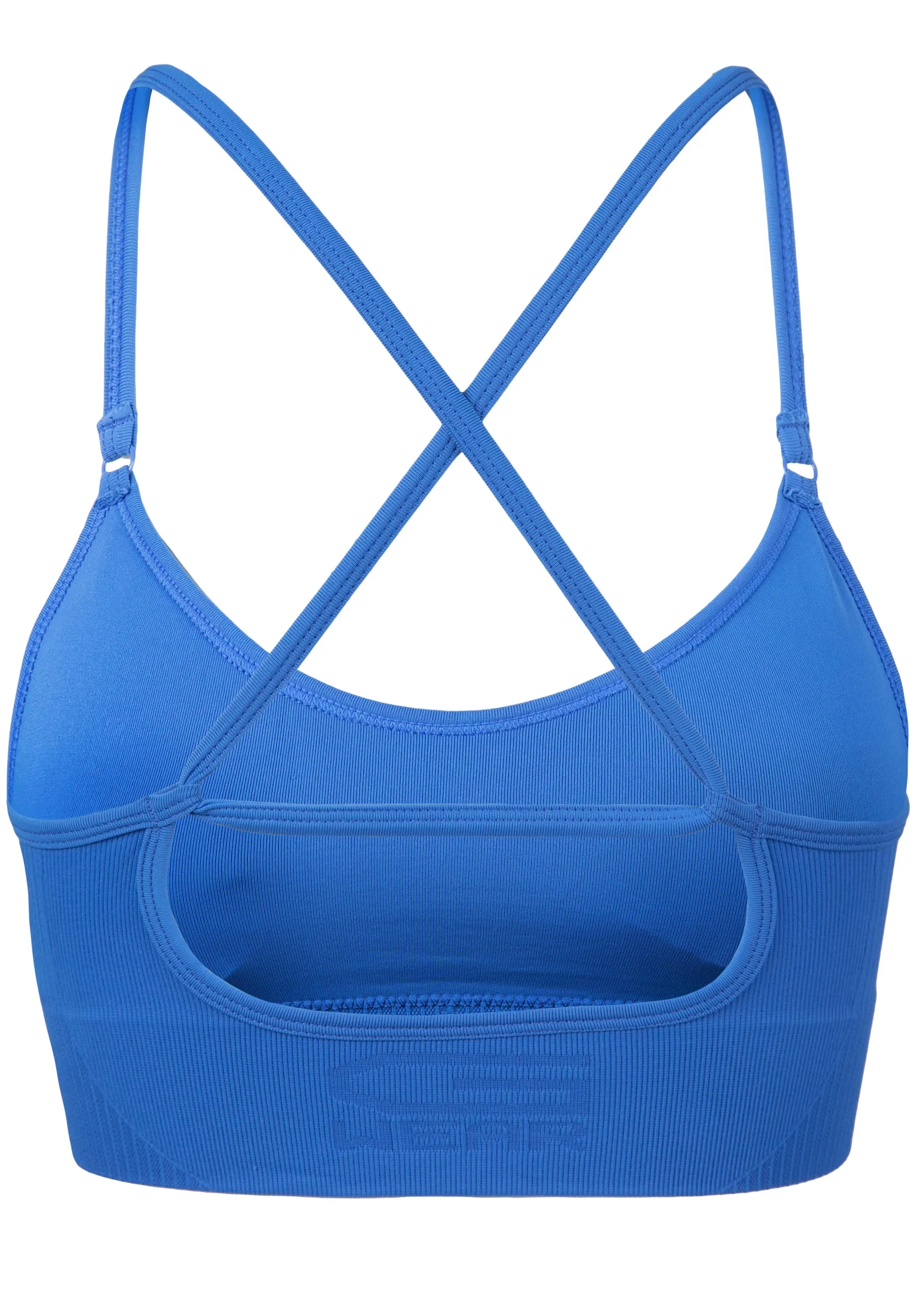 Olivia Seamless Sports Bra - Blue