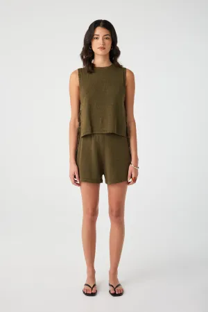 Poppy Short - Olive