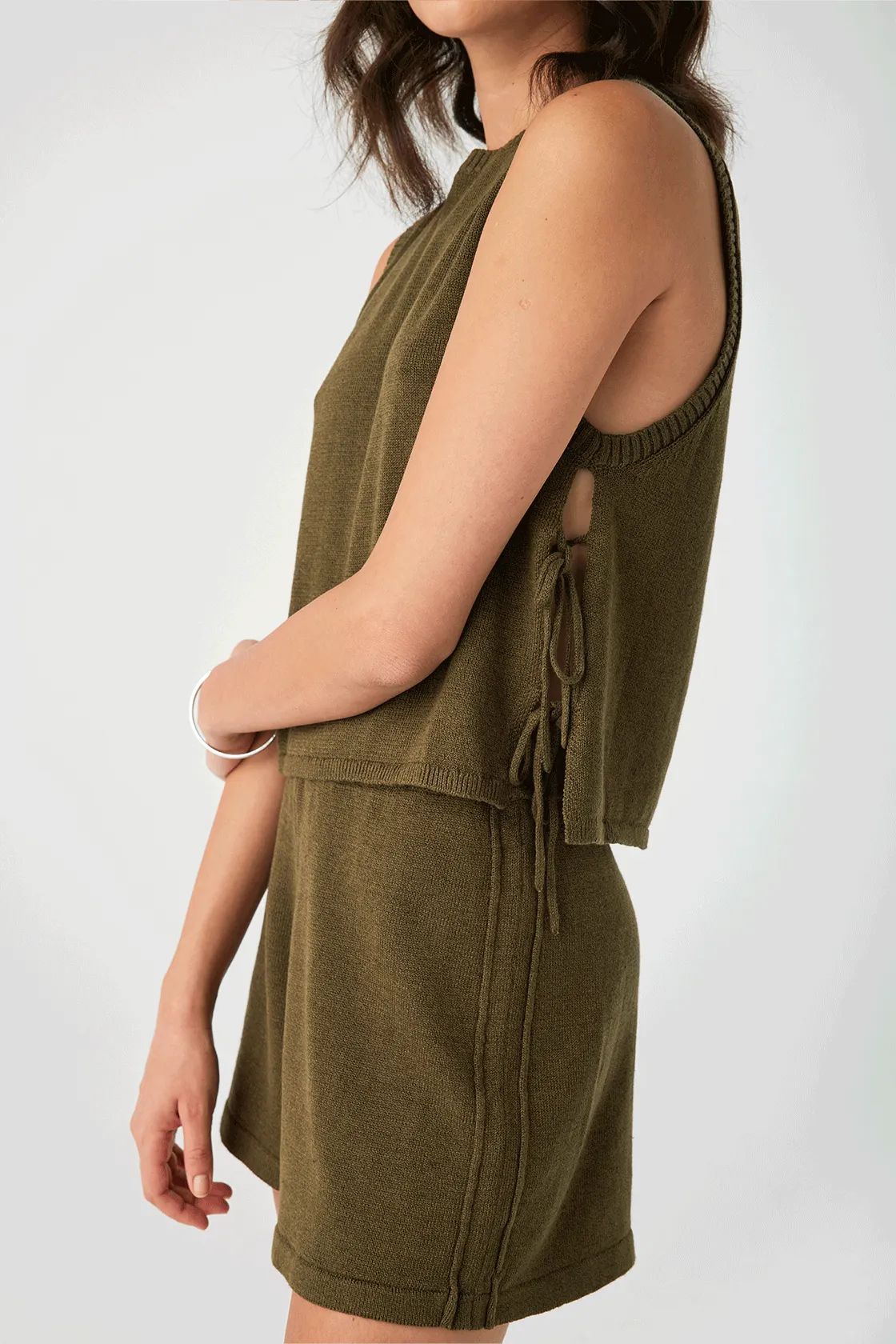Poppy Short - Olive