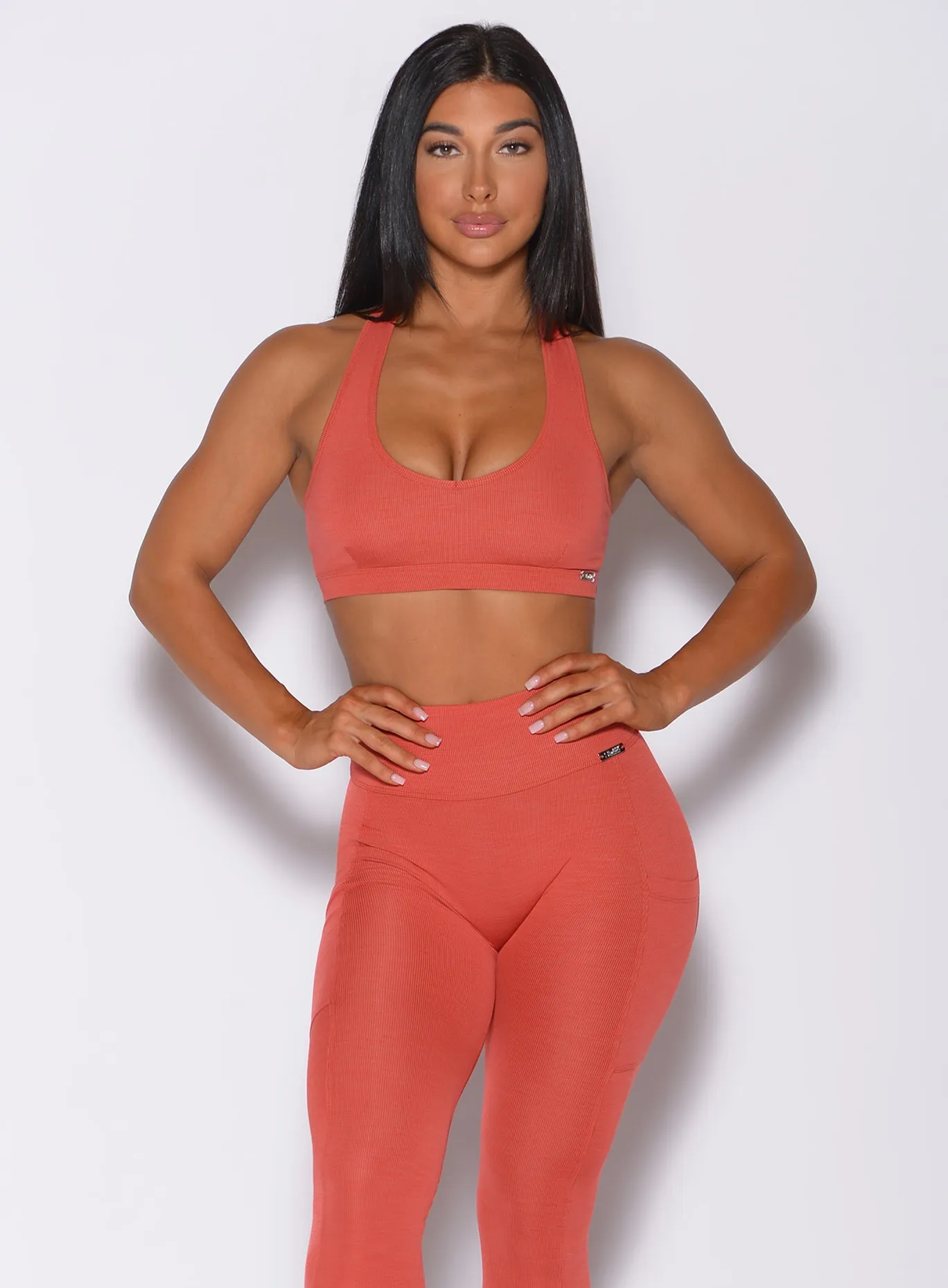 Power Rib Sports Bra