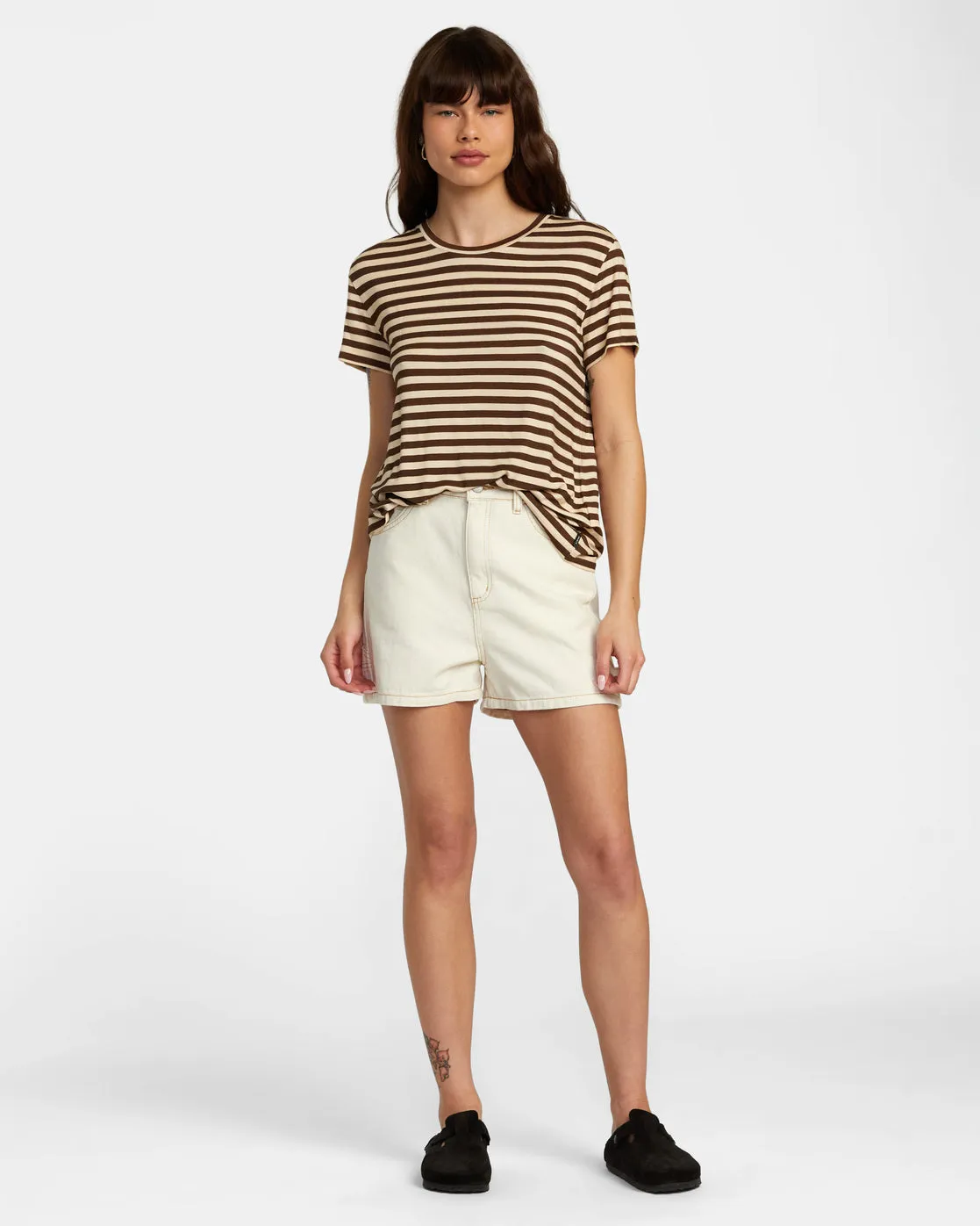 Recession Denim Shorts - Natural