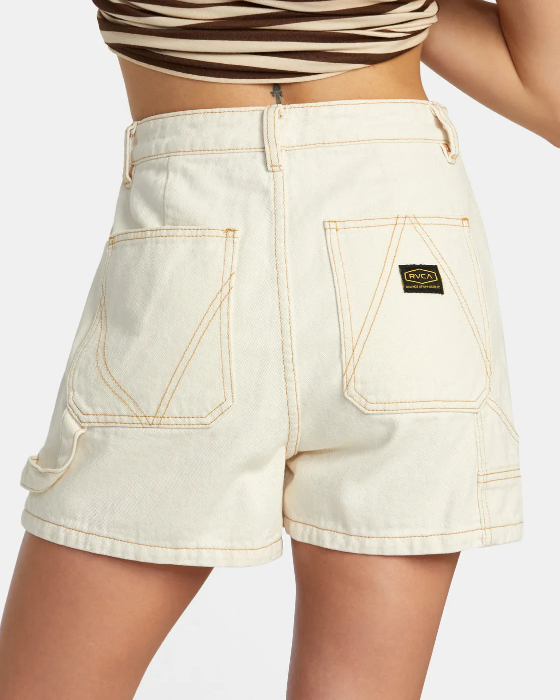 Recession Denim Shorts - Natural