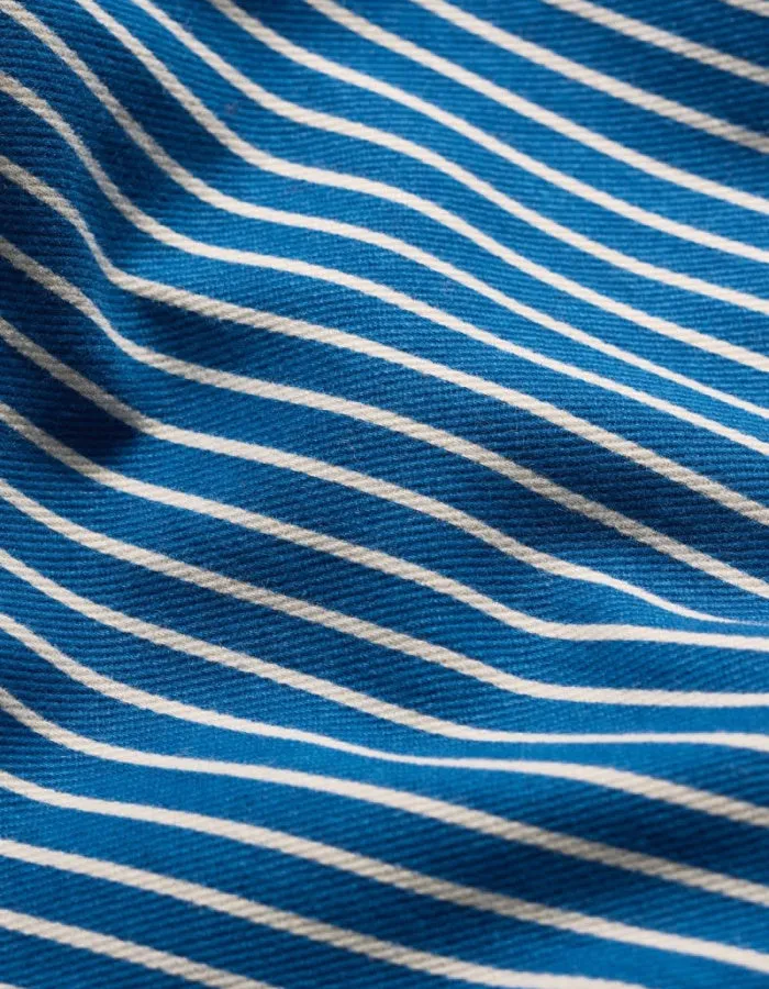 Seasalt Painted Form Barrel Leg Trousers in Ticking Stripe