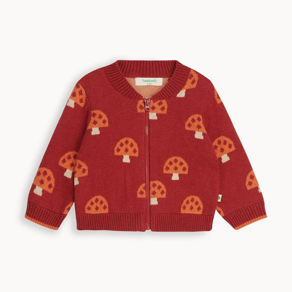 Shroom & Perry Set - Rusty Cardigan & Legging Set
