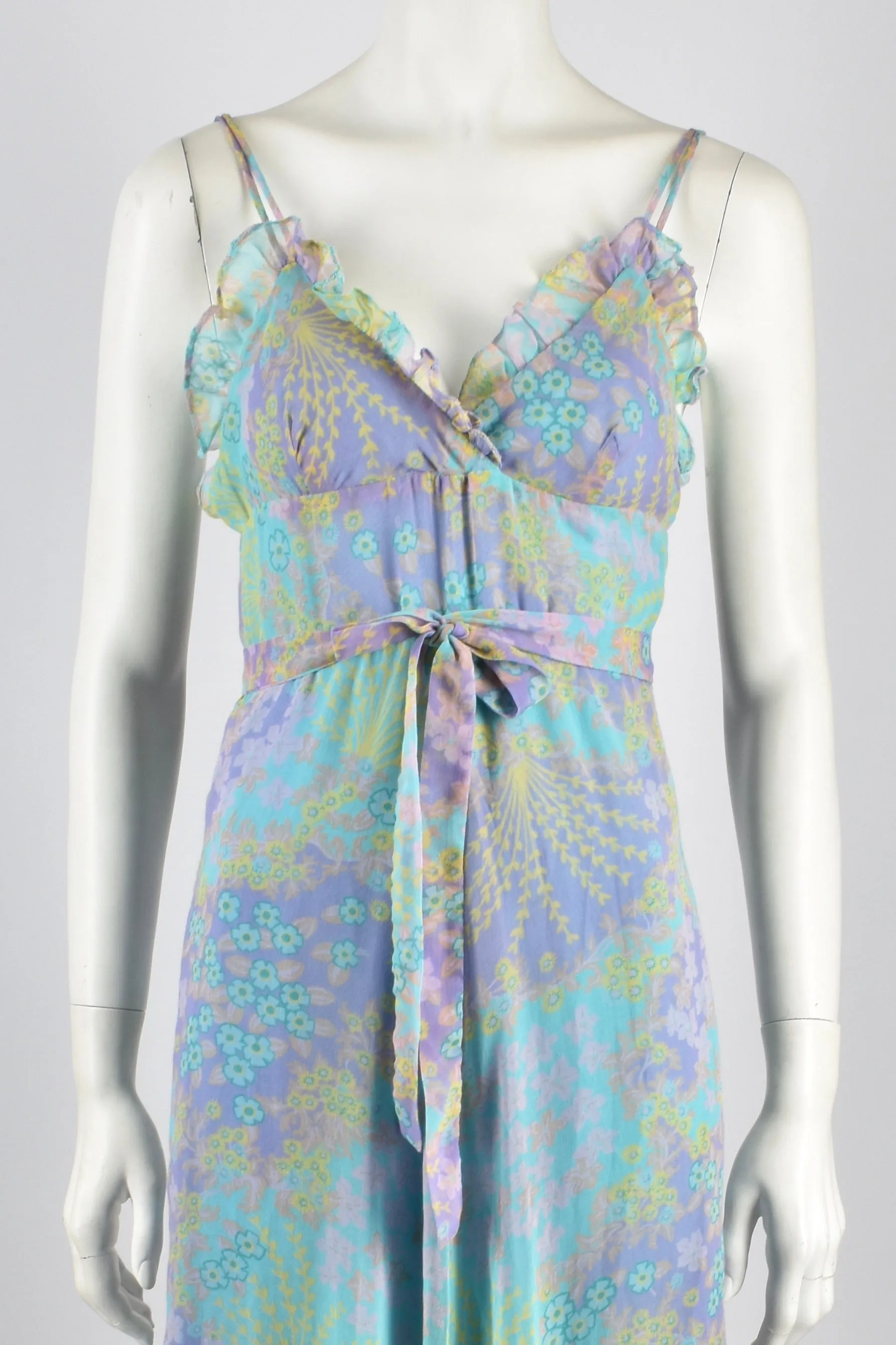 SHUBETTE 70s floral sundress / S
