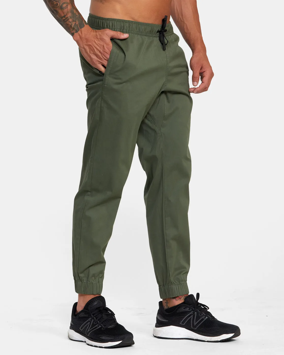 Spectrum Cuffed Track Pants - Cactus