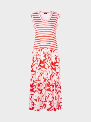 Striped Top Sleeveless Dress