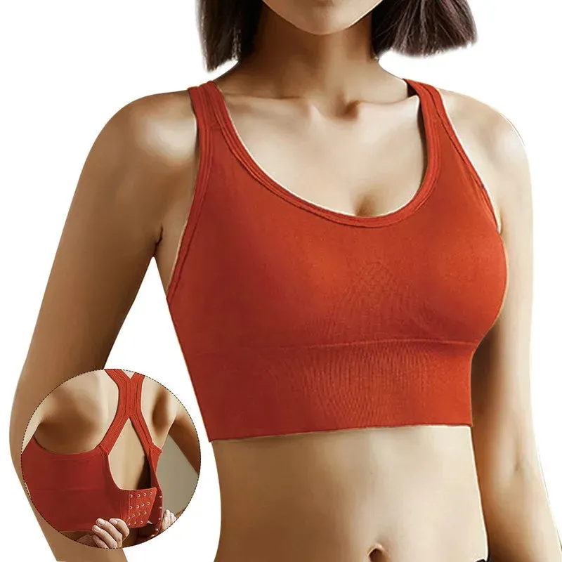 Tank Top Women Gym Corset Sports Bra Push Up Crop Top