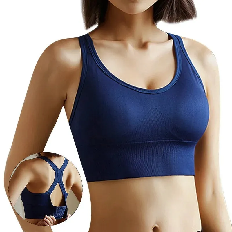 Tank Top Women Gym Corset Sports Bra Push Up Crop Top