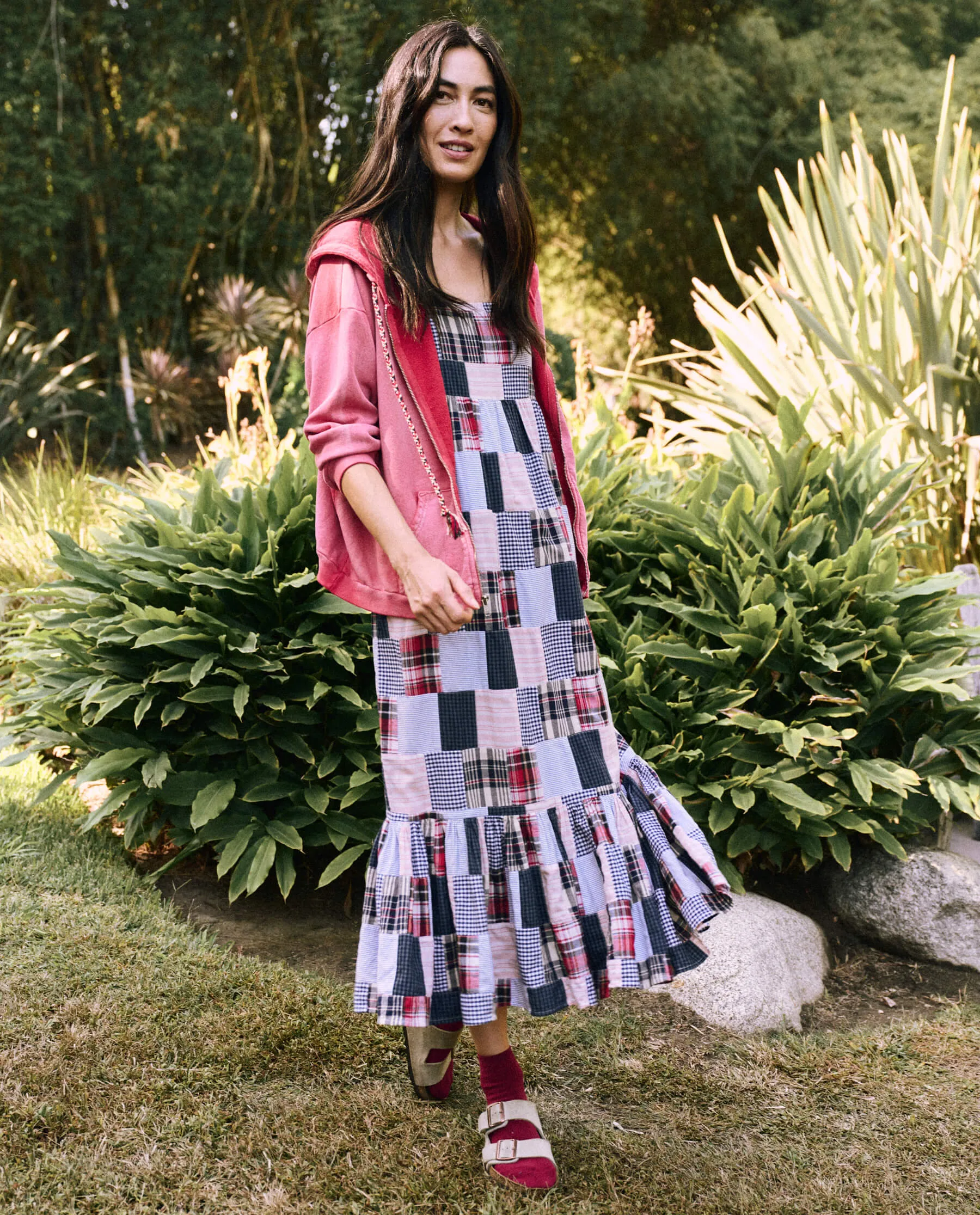 The Great - The Dainty Dress in Mixed Patchwork