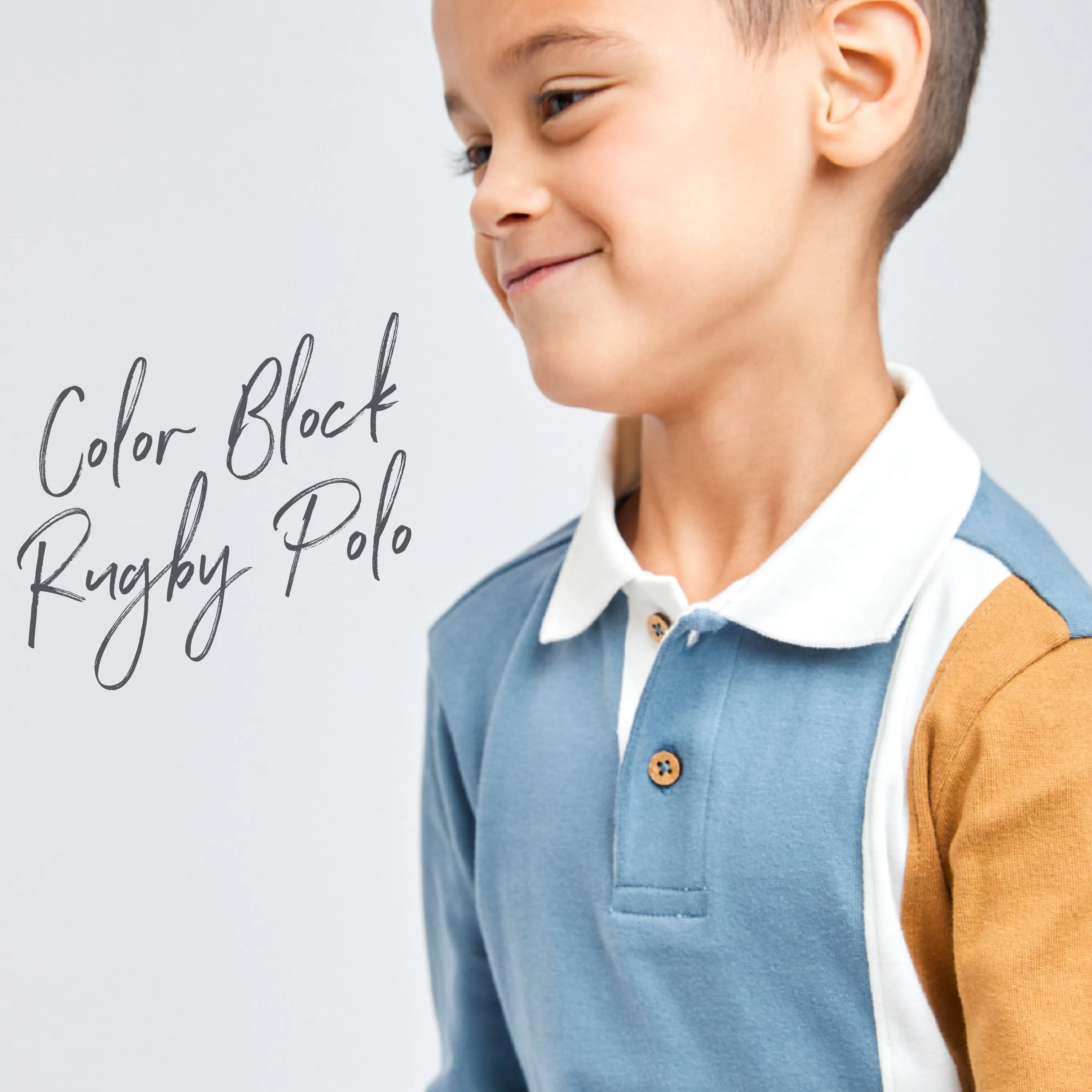Toddler Long Sleeve Rugby Polo Shirt & Pant Set