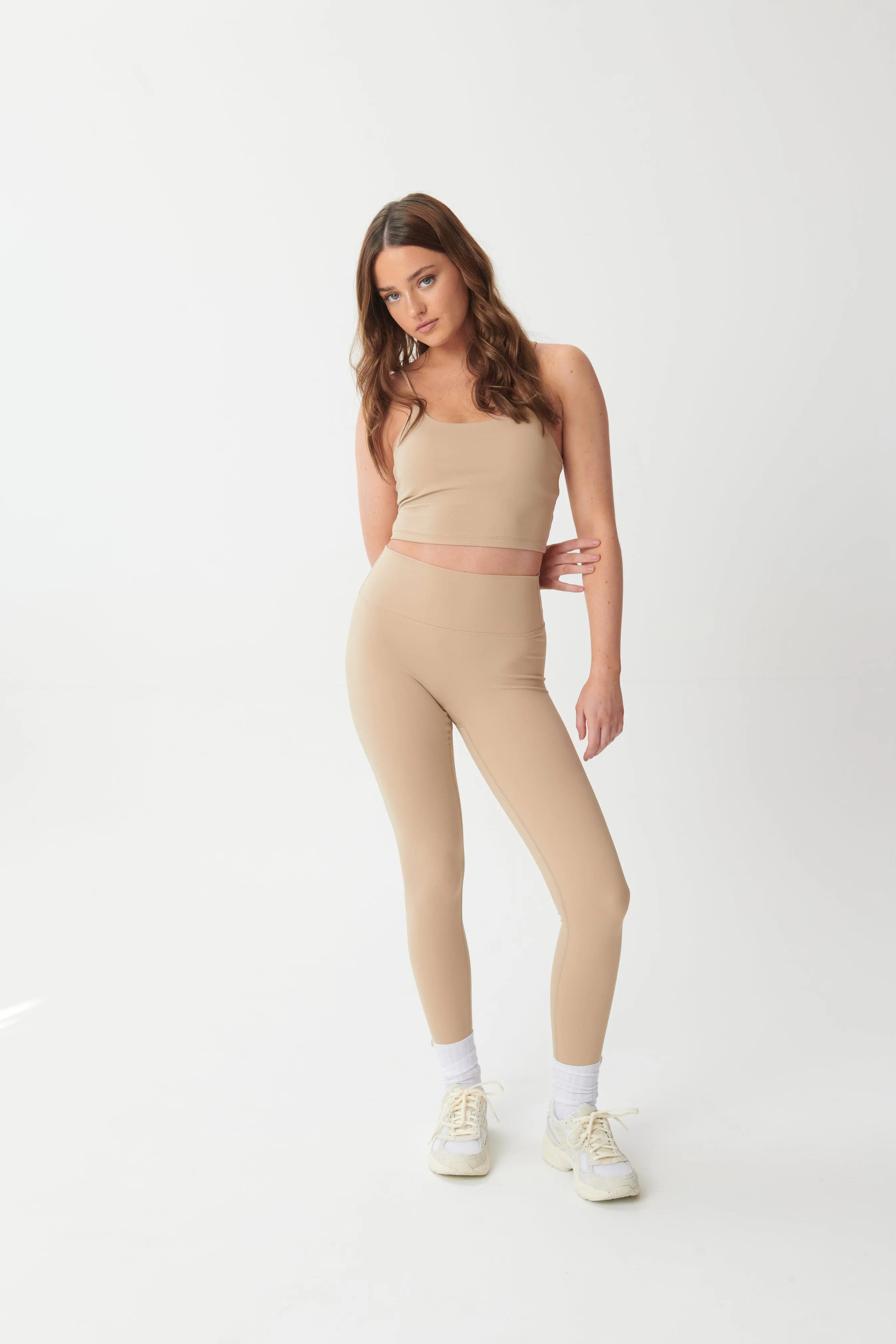 Ultra-Soft Scoop-Neck Tank - Sand
