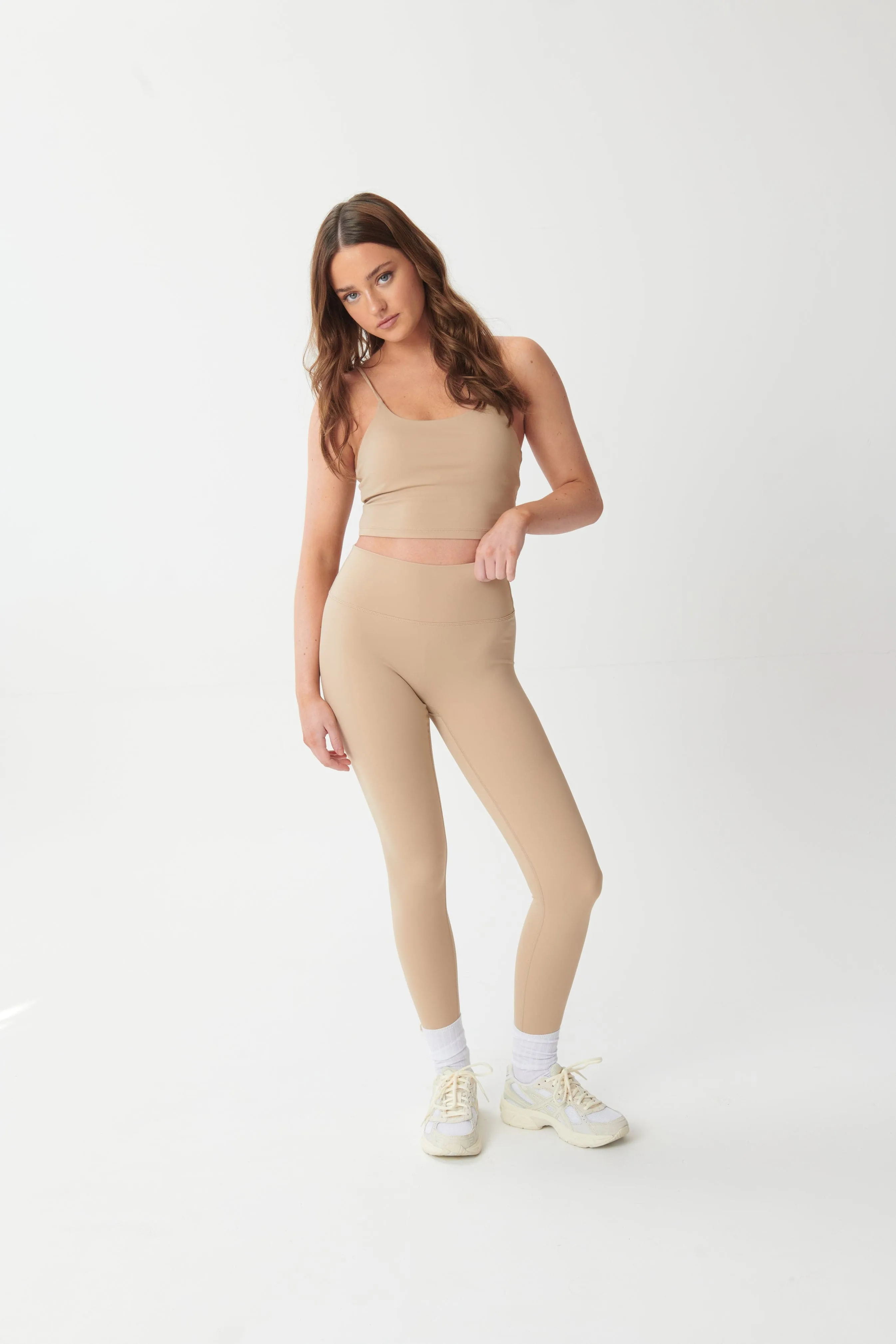 Ultra-Soft Scoop-Neck Tank - Sand