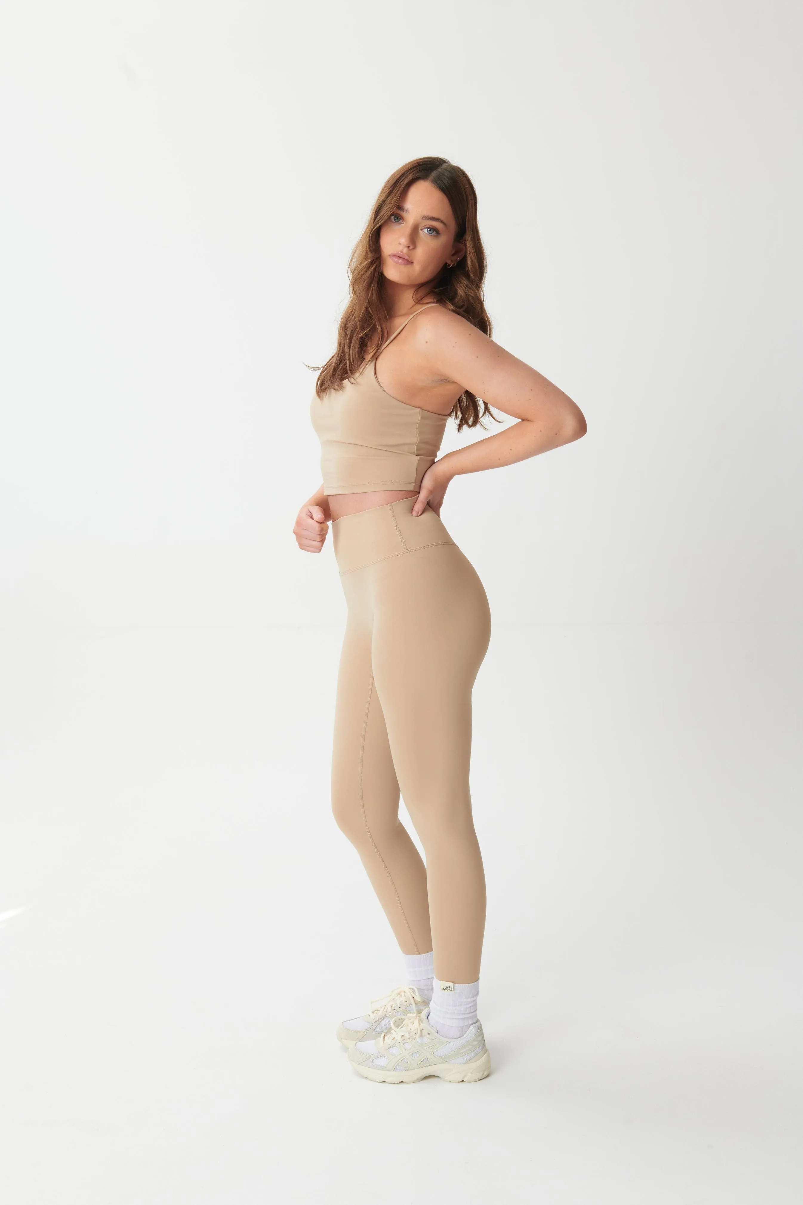 Ultra-Soft Scoop-Neck Tank - Sand