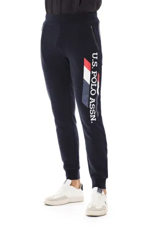US POLO  MENS LOGO JOGGERS IN BLUE