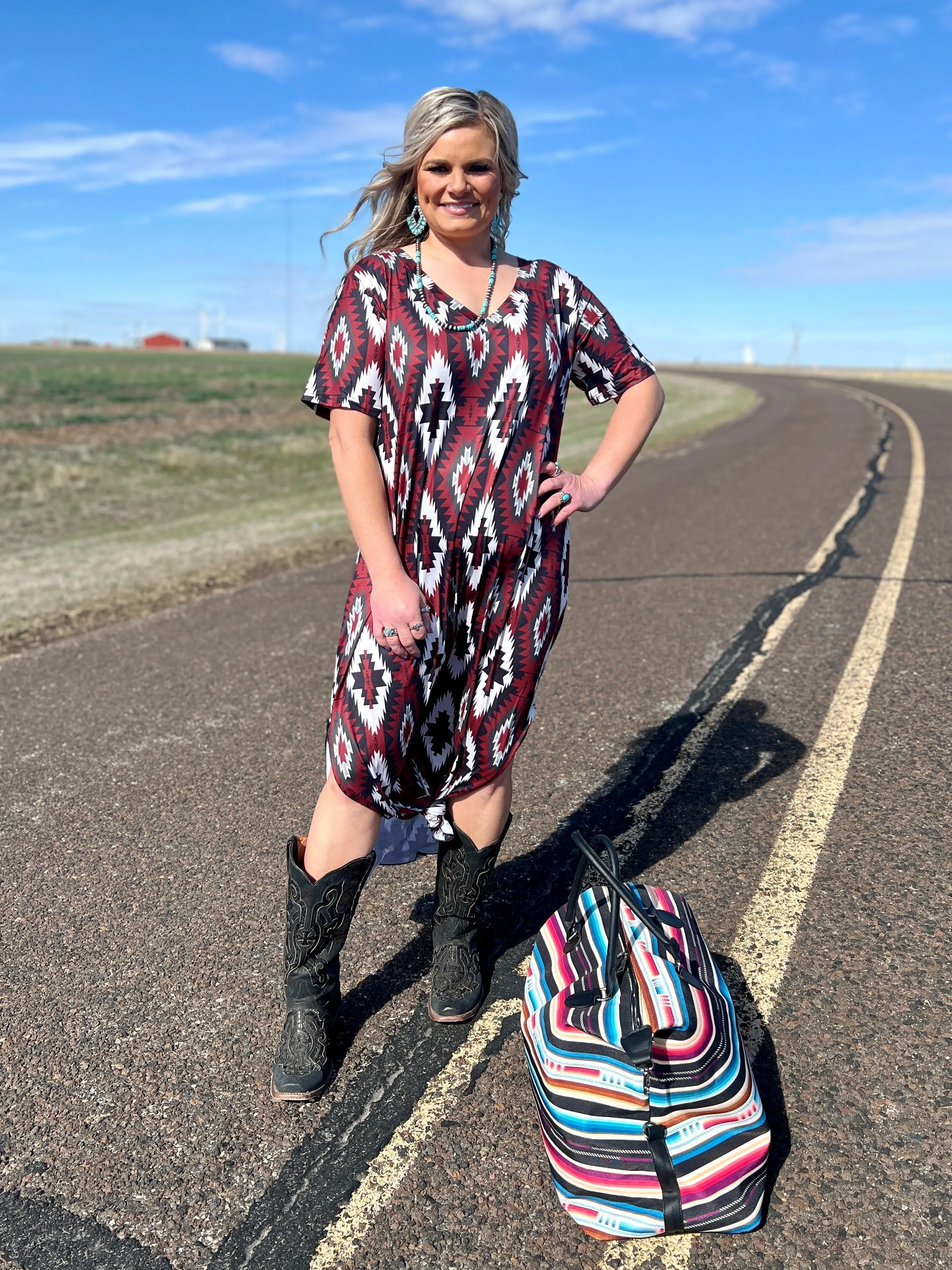 Western Rebel Maxi Dress