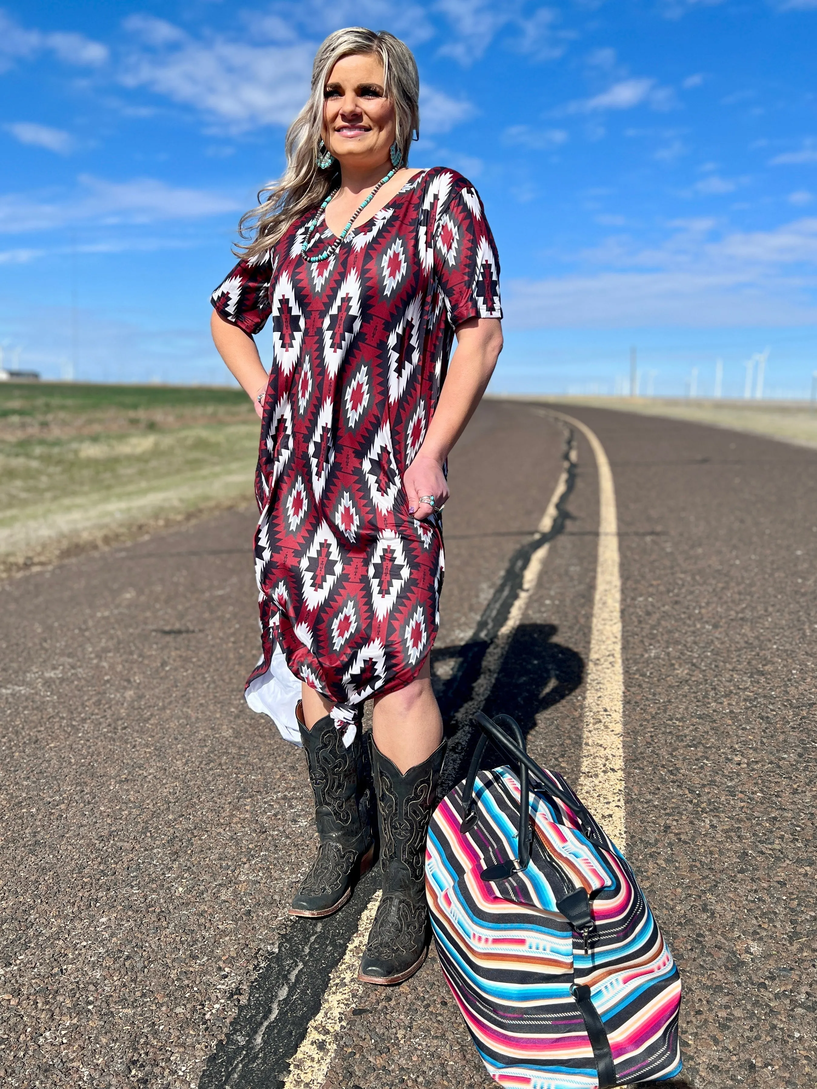 Western Rebel Maxi Dress