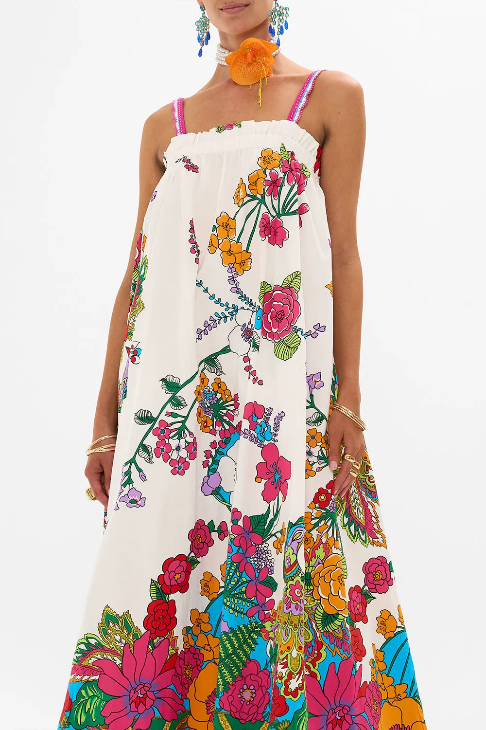 WIDE STRAP SUNDRESS COSMIC PRAIRIE