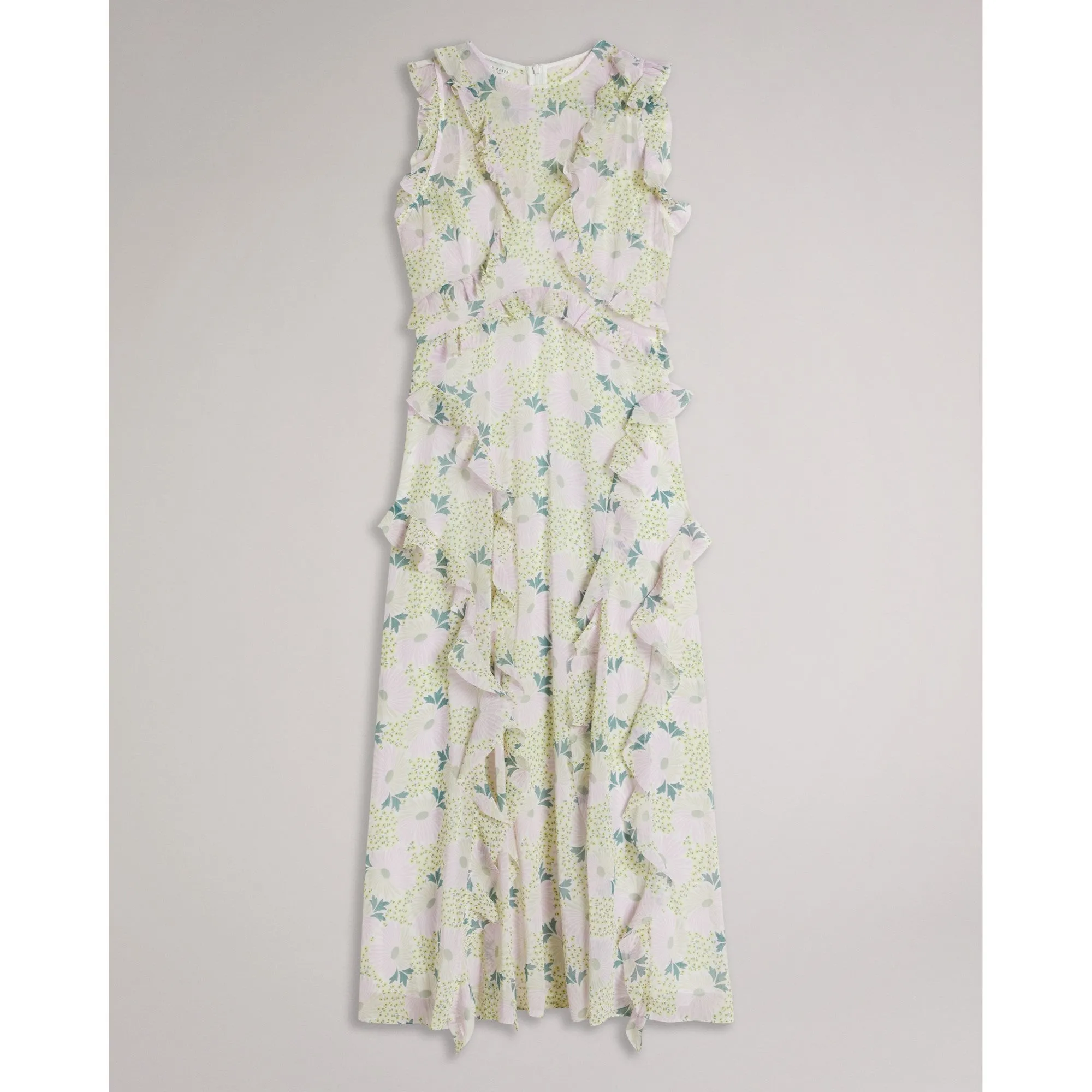 Women Wmd-Calinia-Sleeveless Waterfall Midi Dress - Lilac