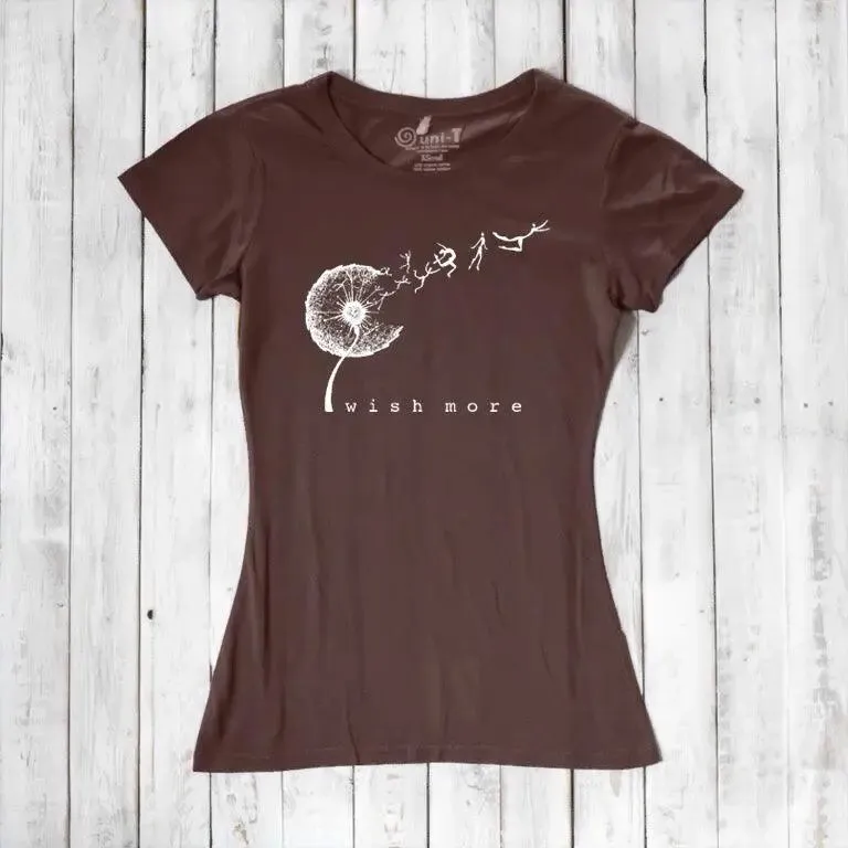 Women's Dandelion T-shirt - Soft and Breathable Wish Tee