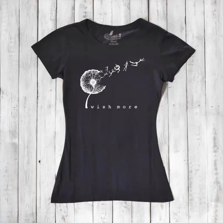 Women's Dandelion T-shirt - Soft and Breathable Wish Tee