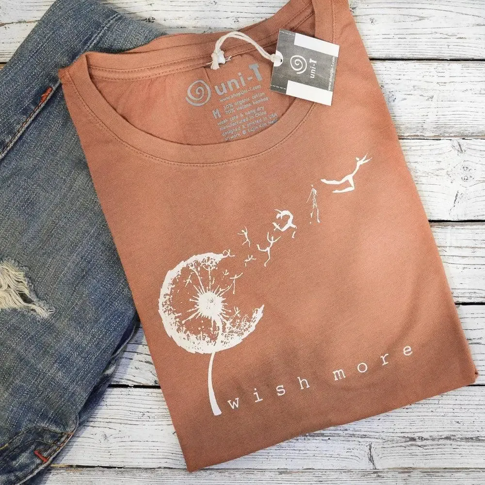 Women's Dandelion T-shirt - Soft and Breathable Wish Tee