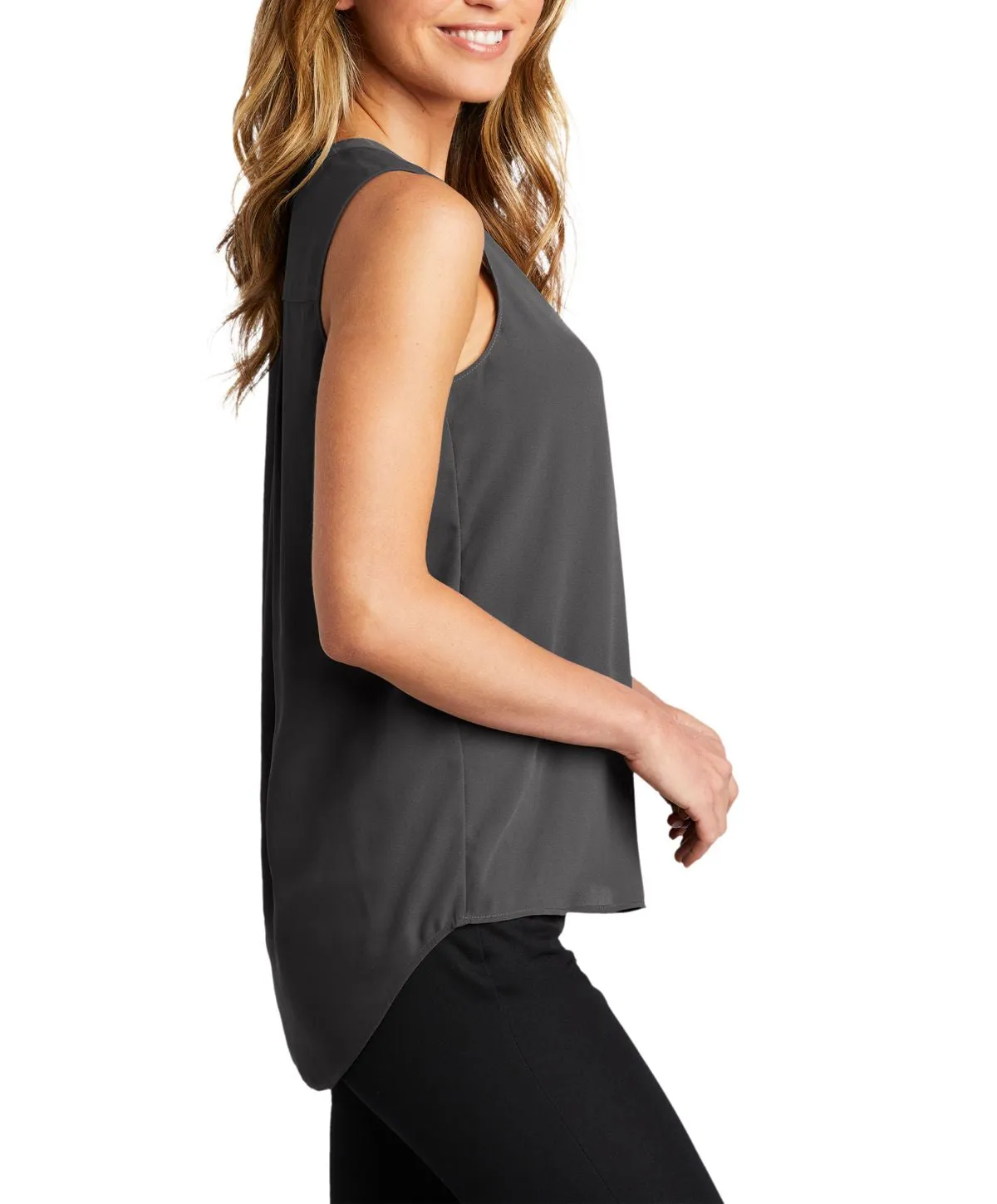 Women's Sleeveless V-Neck Loose Blouse