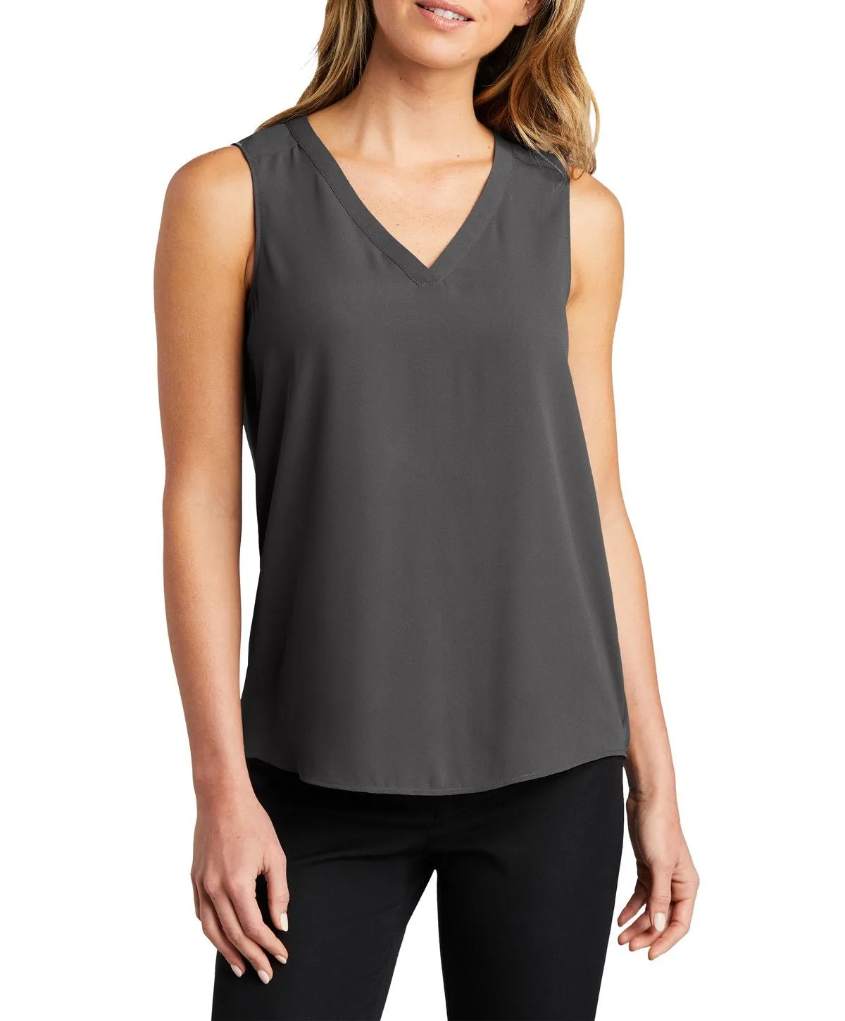 Women's Sleeveless V-Neck Loose Blouse